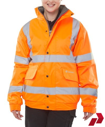 Hi-Vis Fleece Lined Bomber Jackets