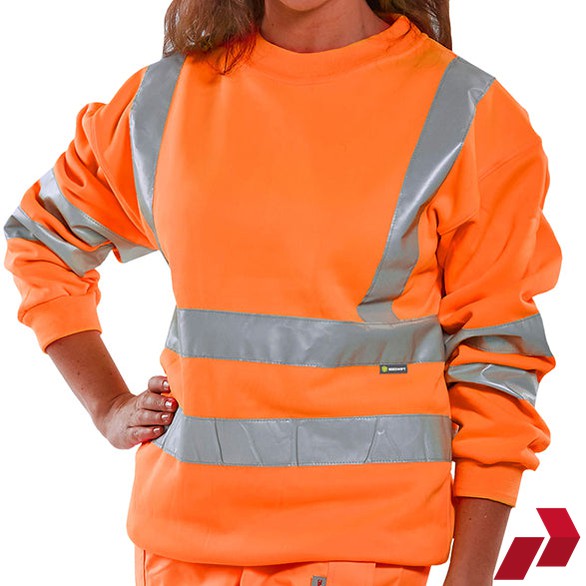 Hi-Vis Sweatshirt - Orange