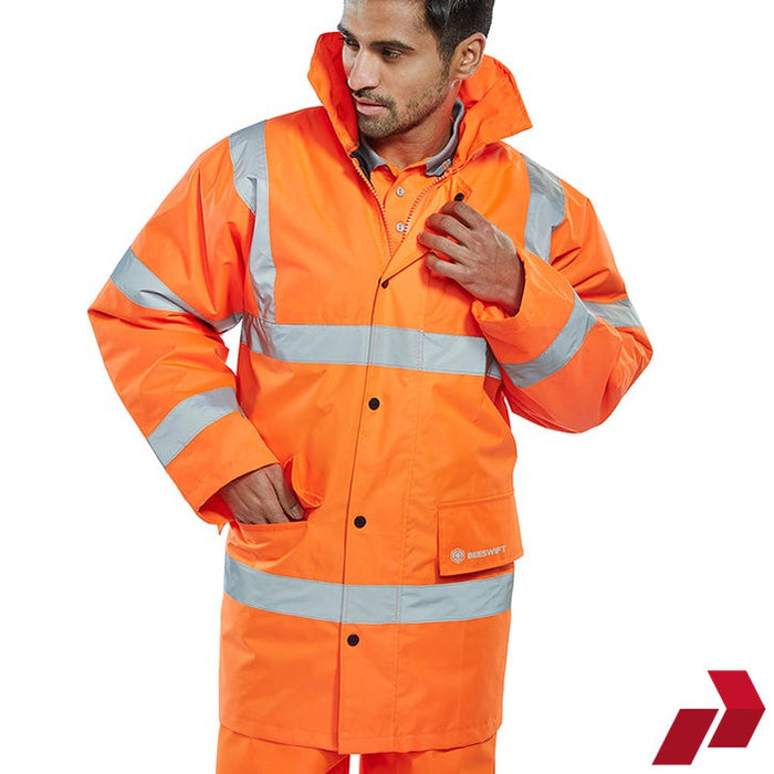 Hi-Vis Traffic Jacket - Orange