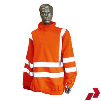 Hi-Vis Zipped Sweatshirt