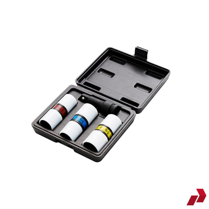Impulse flip socket set packed in its storage case