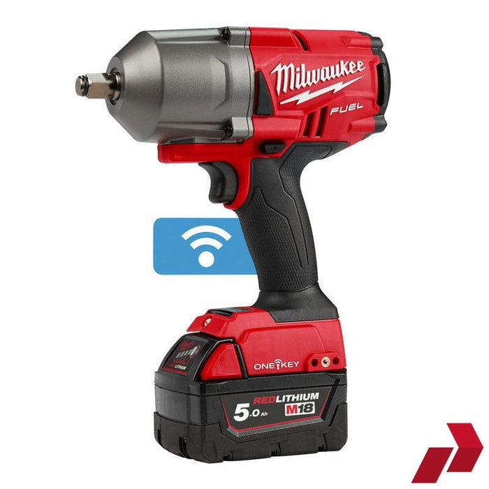 Milwaukee 1/2" Cordless Impact Wrench 18V 2 x 5.0Ah Li-ion M18ONEFHIWF12-502XFUEL ONE-KEY