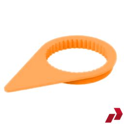 Orange Wheel Nut Indicator (32mm) (Bag of 100)