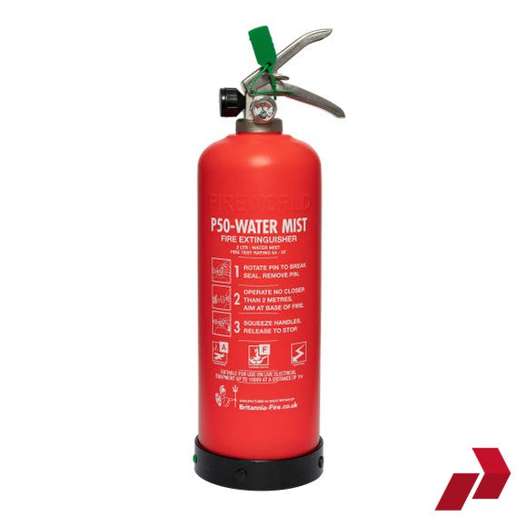 P50 2 Litre Water Mist Fire Extinguisher