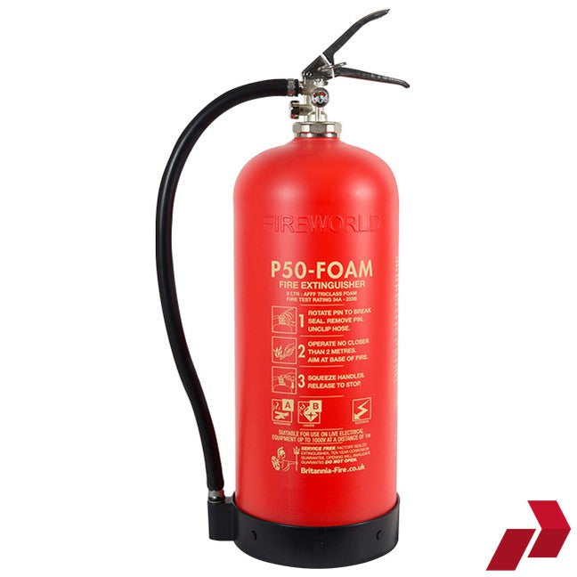 P50 9 Litre AFFF Foam Fire Extinguisher