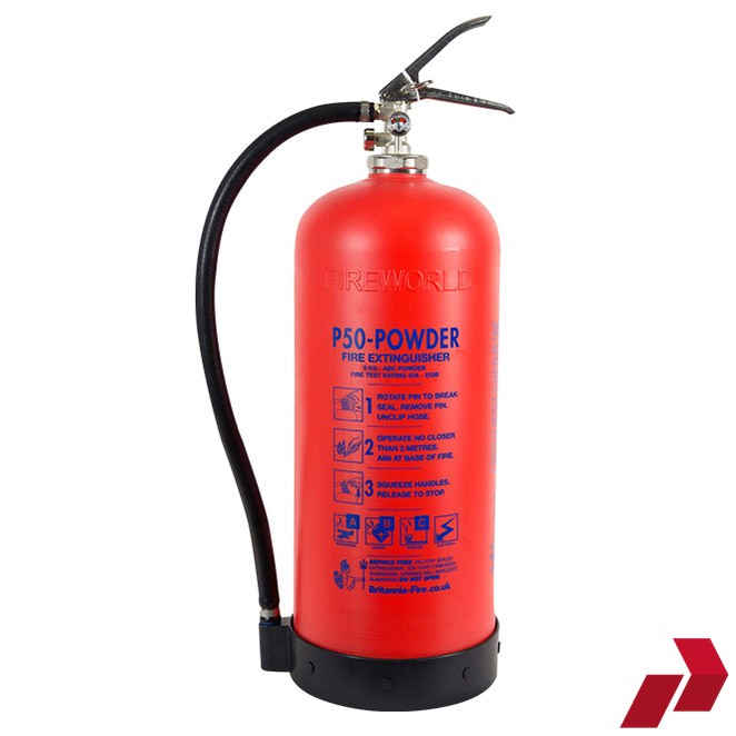 P50 9KG ABC Powder Fire Extinguisher