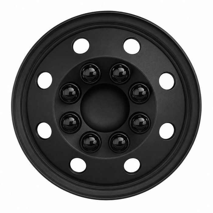 16" Matte Black Wheel Trims