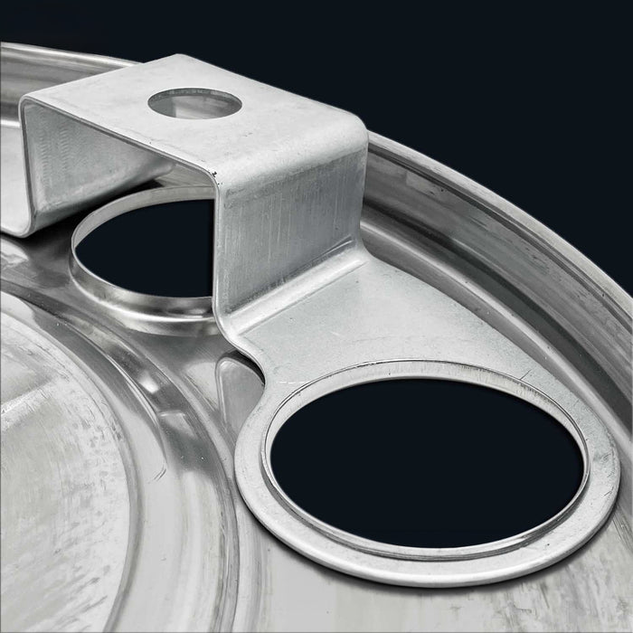 10 Stud Closed Nut Ring for Steel Wheels (Pair)