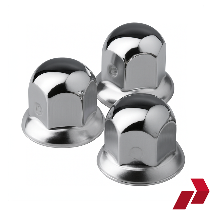 Stainless Steel Nut Caps for Steel Wheels (30-33mm)