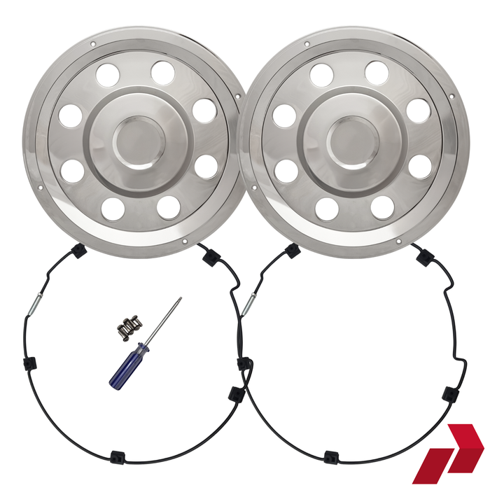 19.5" Scandinavian Style Wheel Trims (Rears) (Pair)