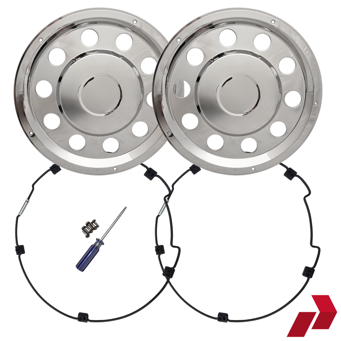 22.5" Scandinavian Style Wheel Trims (Rears) (Pair)