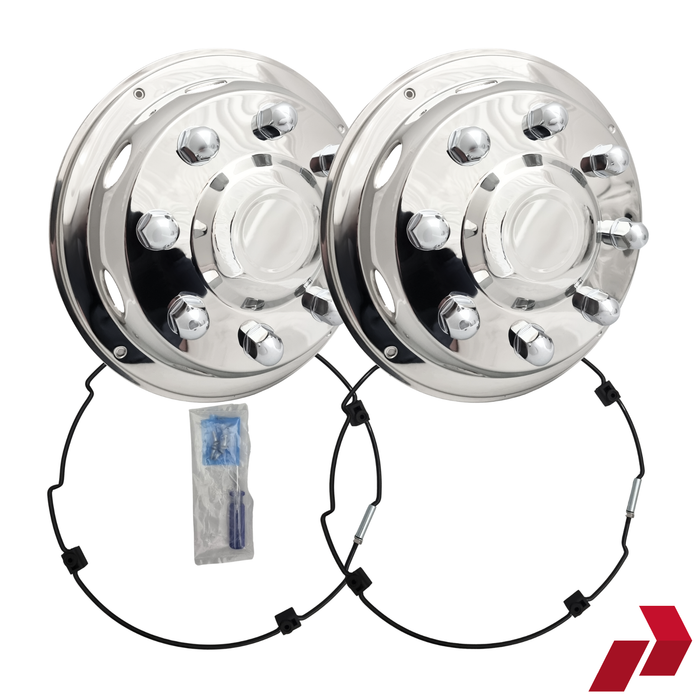 19.5" Super Deluxe Style Wheel Trims (Fronts) (Pair)
