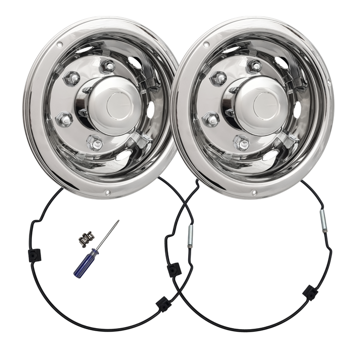 17.5" Super Deluxe Extra Deep Wheel Trims (Rears) (Pair)