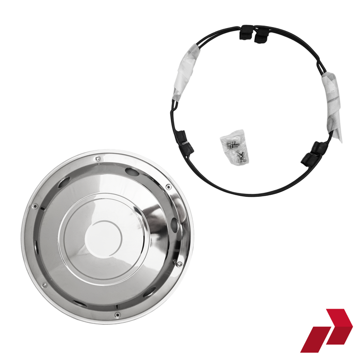 17.5" Scandinavian Style Wheel Trims (Fronts) (Pair)
