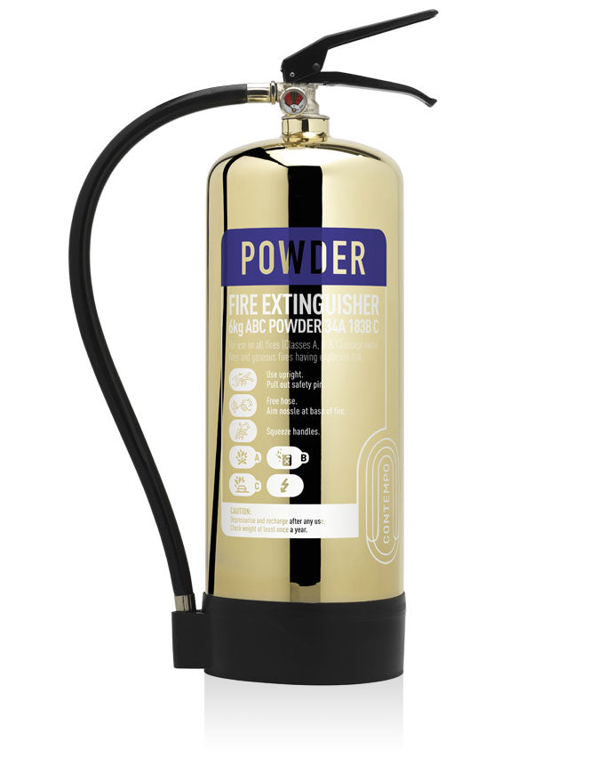 6kg Gold Powder Fire Extinguisher