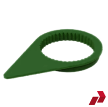 Green Wheel Nut Indicator (33mm) (Bag of 100)