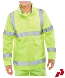Hi-Vis Soft Shell Jacket - Orange or Yellow