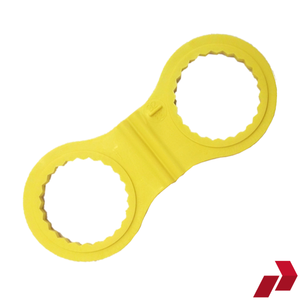32mm Low Loader Yellow Zafety Lug Lock — Parma Group