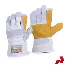 Pair Canadian Rigger Gloves Double Palm High Quality