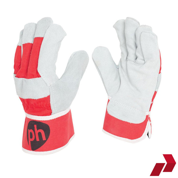 Polyco LR158R Mechanical Rigger Leather Gloves