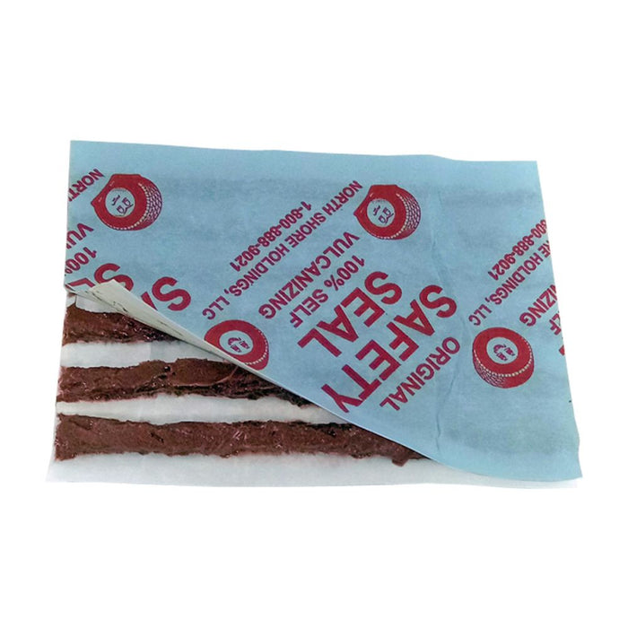 Safety Seal Slim tyre repair strips exposed inside opened packet
