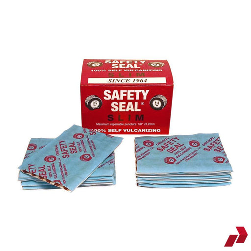 Safety Seal Slim tyre repair box, for punctures up to 3.2mm, with wrapped repair strip packets