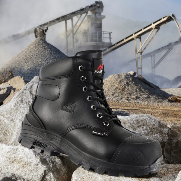 Rockfall Ebonite RF Safety Boot with Force 10 Scuff Cap