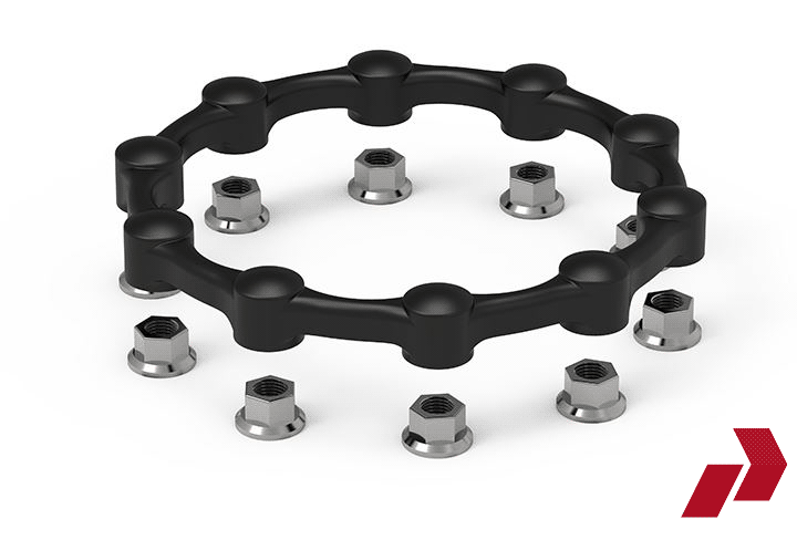 Black Safewheel 32mm-33mm (10 Stud)