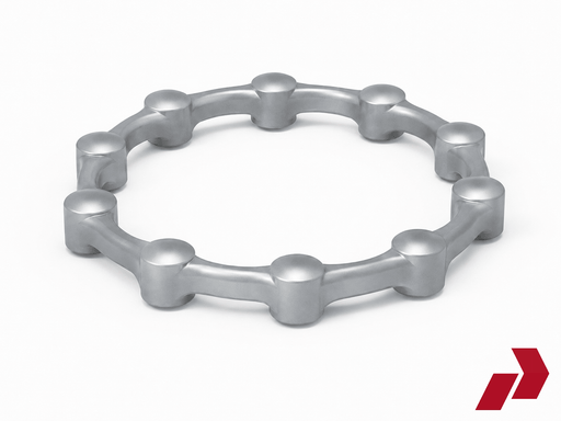 SWSG323310335 Metallic Silver Grey Safewheel 32mm 33mm (10 Stud) 2 