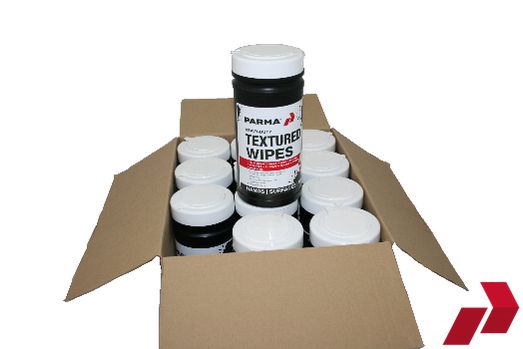 Tub of 100 Heavy Duty Textured Wipes