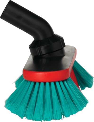 Vikan Brush Head, Adjustable Angle Waterfed Soft/Split 250mm