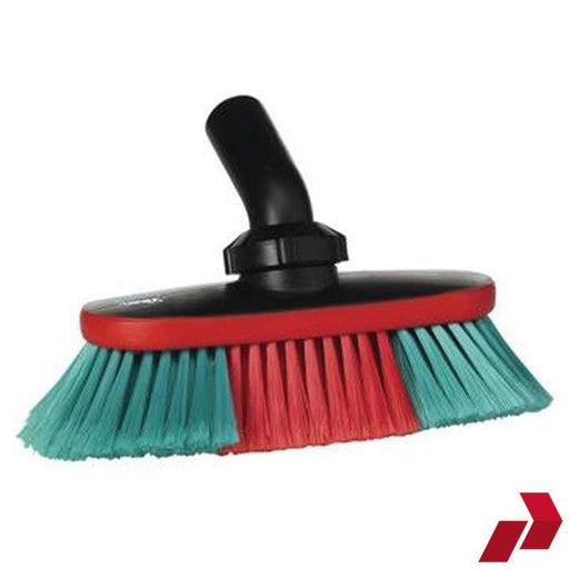 Vikan Brush Head, Adjustable Angle Waterfed Soft/Split 250mm