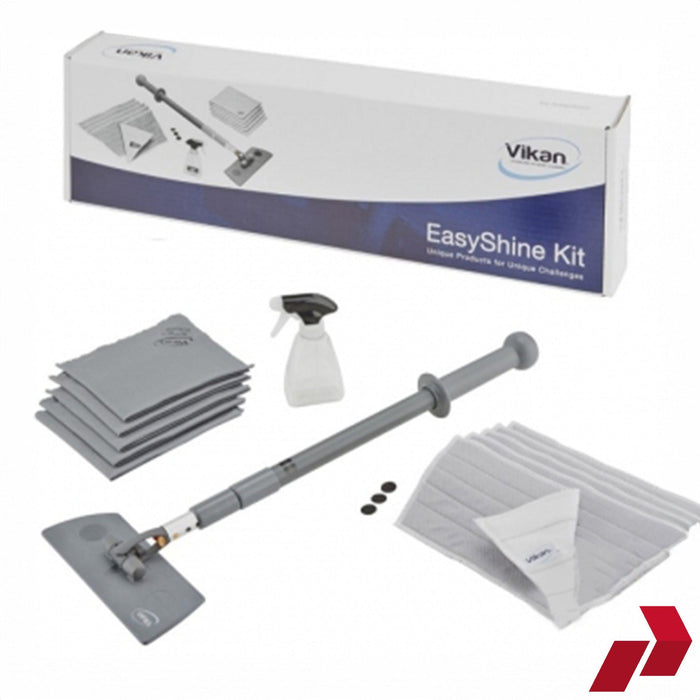 Vikan Easyshine Interior Glass Cleaning Kit & Accessories