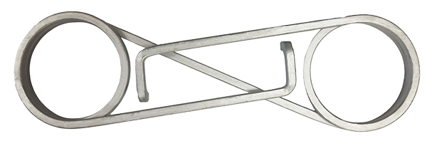 A metal ric cip on it's side.