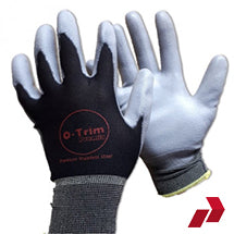 Grey O-Trim Gloves - Pair