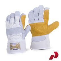 Pair Canadian Rigger Gloves Double Palm High Quality