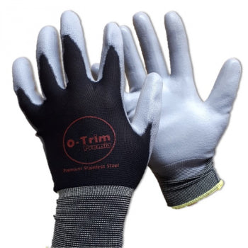 Grey O-Trim Gloves - Pair