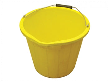 3 Gallon 14 Litre Yellow Bucket